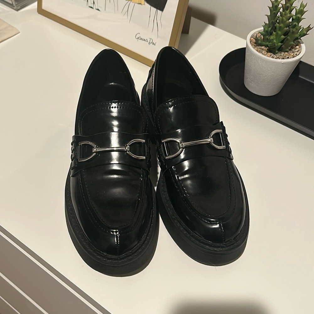 Zara Platform Loafers